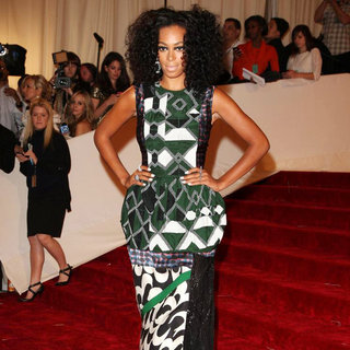 Solange Knowles in Alexander McQueen: Savage Beauty Costume Institute Gala