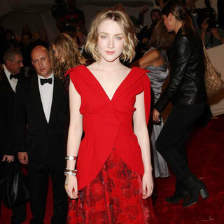 Saoirse Ronan in Alexander McQueen: Savage Beauty Costume Institute Gala
