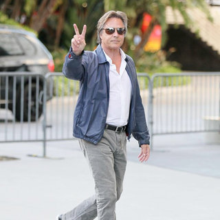 Don Johnson in Celebrities Arrive at The Staples Center for Game 1 of The NBA Western Conference Semi-Finals