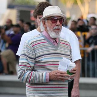 Lou Adler in Celebrities Arrive at The Staples Center for Game 1 of The NBA Western Conference Semi-Finals