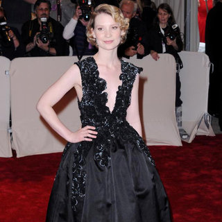 Mia Wasikowska in Alexander McQueen: Savage Beauty Costume Institute Gala - wenn3322408