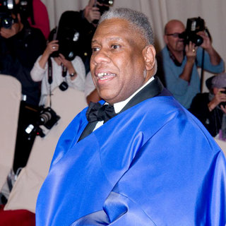 Andre Leon Talley in Alexander McQueen: Savage Beauty Costume Institute Gala