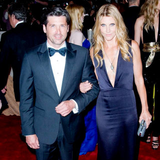 Patrick Dempsey, Jill Fink in Alexander McQueen: Savage Beauty Costume Institute Gala