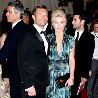 Ryan Seacrest, Julianne Hough in Alexander McQueen: Savage Beauty Costume Institute Gala