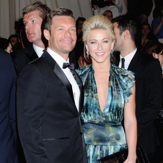 Ryan Seacrest, Julianne Hough in Alexander McQueen: Savage Beauty Costume Institute Gala