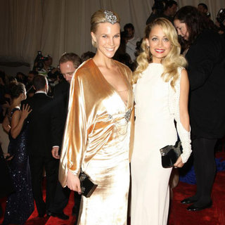Britt Maren, Nicole Richie in Alexander McQueen: Savage Beauty Costume Institute Gala