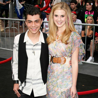 Adam Irigoyen, Caroline Sunshine in 'Pirates of the Caribbean: On Stranger Tides' World Premiere