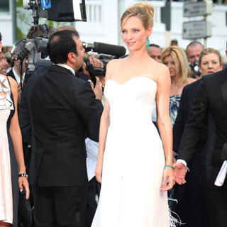 Uma Thurman in 2011 Cannes International Film Festival - Day 1 Opening Ceremony and Midnight in Paris Premiere