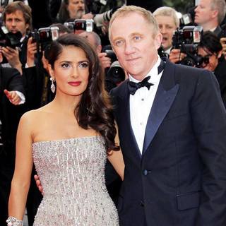 Salma Hayek, Francois-Henri Pinault in 2011 Cannes International Film Festival - Day 1 Opening Ceremony and Midnight in Paris Premiere