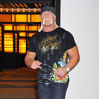 Hulk Hogan in Hulk Hogan Outside MTV TRL Studios in Times Square