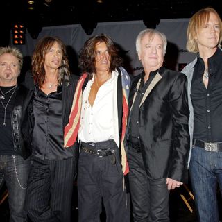 Aerosmith in Aerosmith Launch The New Video Game 'Guitar Hero: Aerosmith'