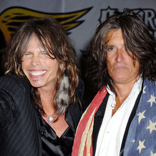 Steven Tyler, Joe Perry in Aerosmith launch the new video game 'Guitar Hero: Aerosmith'