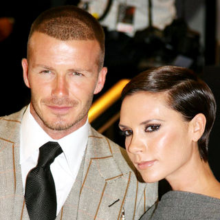 David Beckham, Victoria Adams in David Beckham and Victoria Beckham Launch Their New Beckham Signature Fragrance Collection - Inside