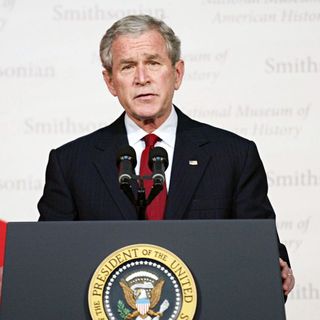 George W. Bush in The Reopening of The Smithsonian National Museum of American History