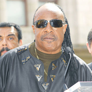 Stevie Wonder in Motown Band 'The Miracles' receive the 2, 381st star on The Hollywood Walk Of Fame