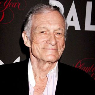 Hugh Hefner in Playboy Playmate of The Year 2009 - Arrivals