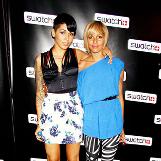 Nina Sky in Release party for the CreArt By Swatch Timepiece Collection designed by Billy the Artist - Arrivals - wenn5324247
