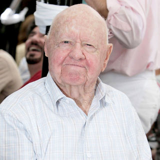 Mickey Rooney in Mickey Rooney Having Lunch at The Ivy Restaurant