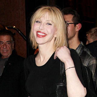 Courtney Love in Celebrities at Bryant Park Mercedes-Benz IMG New York Fashion Week Spring/Summer 2010