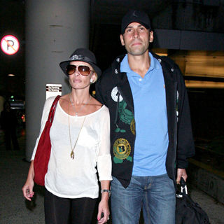 Jaime Pressly and Simran Singh Arrive at LAX Airport