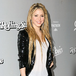 Shakira in Shakira attends a party at the Bowery Hotel to launch her new album "She Wolf"