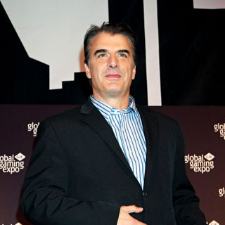 Chris Noth in Global Gaming Expo G2E Ribbon official ribbon cutting