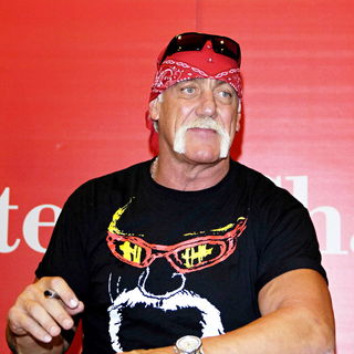 Hulk Hogan in Hulk Hogan Signs Copies of His New Autobiography 'My Life Outside The Ring'