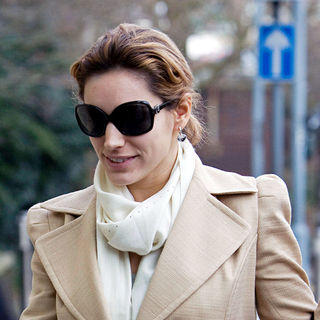 Kelly Brook in Kelly Brook Arriving at Her Hotel - 'Strictly Come Dancing' Live Tour