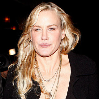 Daryl Hannah leaving La Vida restaurant in Hollywood after attending a party thrown