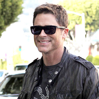 Rob Lowe in Rob Lowe Leaving The Ivy After Having Lunch with Friends