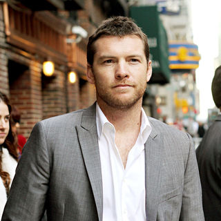 Sam Worthington in Sam Worthington Outside The Ed Sullivan Theater for The 'Late Show With David Letterman'