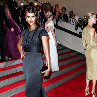Iman in The Costume Institute Gala Benefit