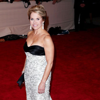 Katie Couric in The Costume Institute Gala Benefit