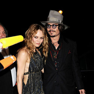 Vanessa Paradis, Johnny Depp in Cannes International Film Festival 2010 - Day 7 - 'Chanel Party'