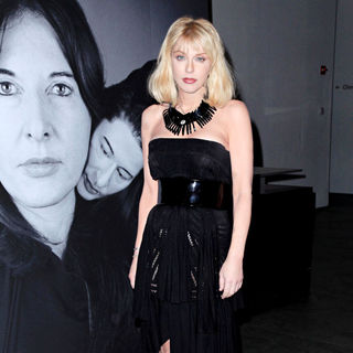 Courtney Love in Givenchy Celebrates The Closing of Marina Abramovic's 'The Artist is Present' - Arrivals