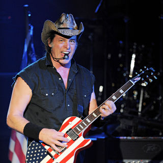 Ted Nugent performs during his 'Trample the Weak and Hurdle the Dead' tour - wenn5507018