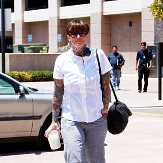 Janine Lindemulder in Outside The Orange County Superior Court for The Final Day of Testimony - wenn5516594