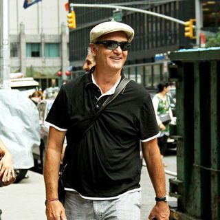 Bill Murray in Bill Murray Outside The Ed Sullivan Theater for The 'Late Show with David Letterman'