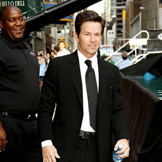 Mark Wahlberg in Mark Wahlberg Outside The Ed Sullivan Theater for 'The Late Show' with David Letterman Show
