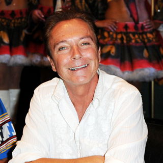 David Cassidy in David Cassidy Plays The First Hand of Blackjack During The Debut of Table Games