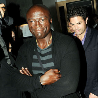 Seal and Heidi Klum leaving Nobu Berkeley restaurant after having dinner