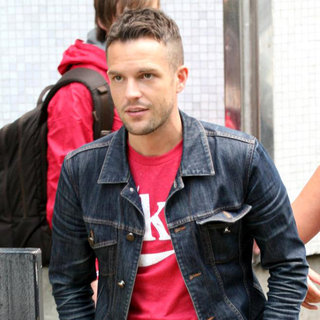 Brandon Flowers, The Killers in Brandon Flowers Outside The ITV Studios