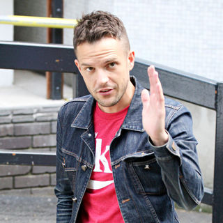 Brandon Flowers, The Killers in Brandon Flowers Outside The ITV Studios