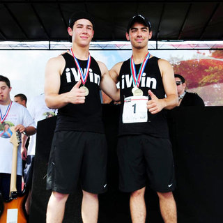 Nick Jonas, Joe Jonas, Jonas Brothers in iWin 5K Fun Run/Walk Benefiting Special Olympics Florida