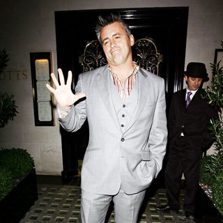 Matt LeBlanc Leaving The Scotts Restaurant