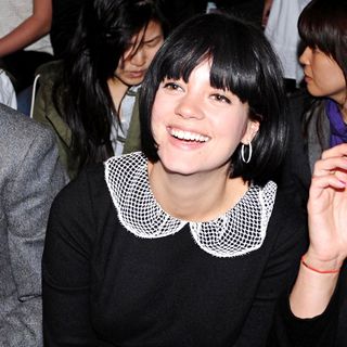 Lily Allen in London Fashion Week Spring/Summer 2011 - House of Holland - Front Row