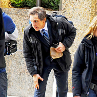 Celebrities Filming on The Set of 'Tower Heist'