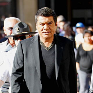 George Lopez in George Lopez Films An Interview For The Entertainment Television News Programme