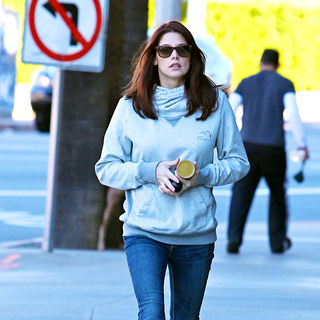 Ashley Greene in Ashley Greene Takes Her Dog for A Walk