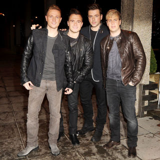Westlife Arrives at The Late Late Show